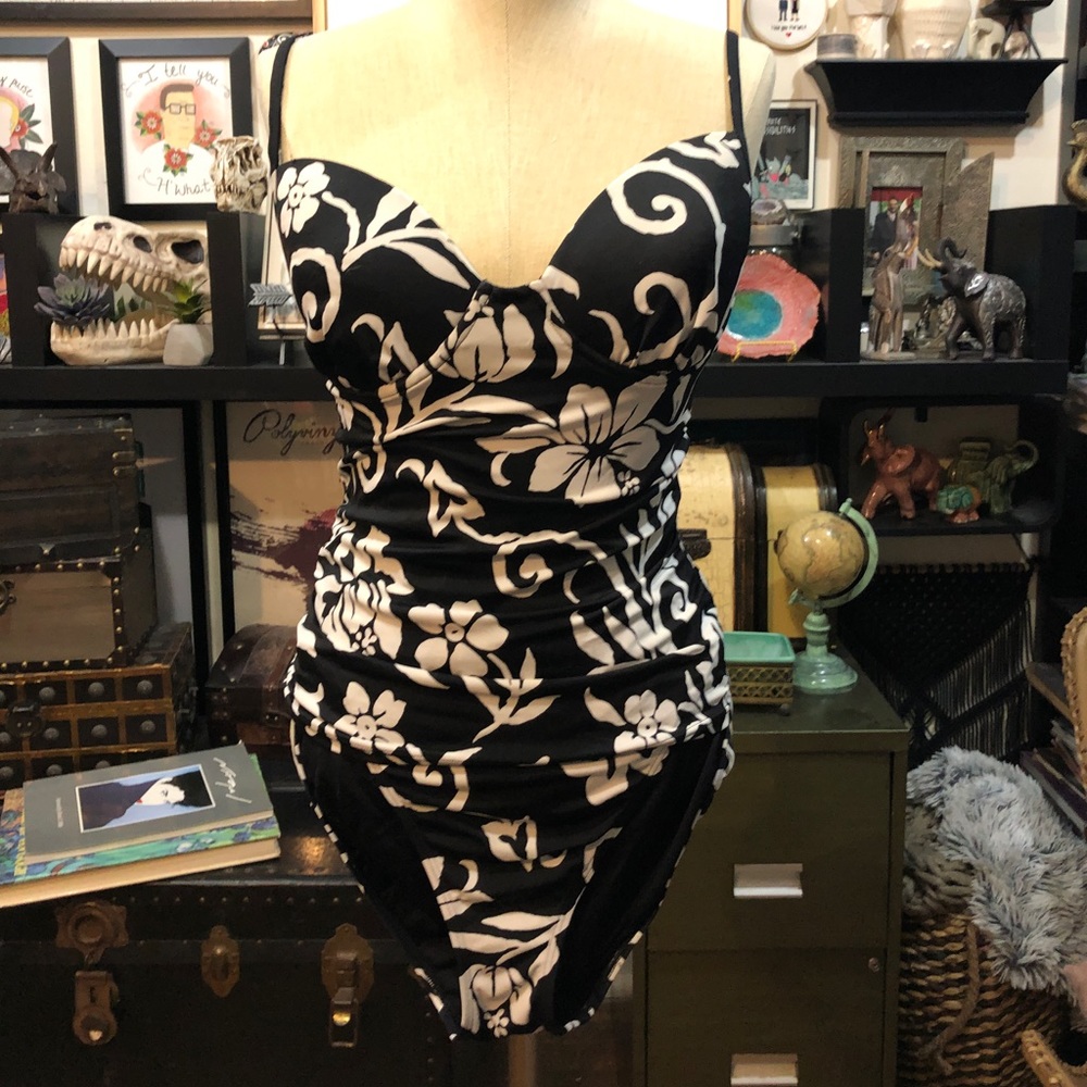 Floral 2 piece swimsuit